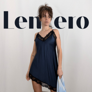 Vestido Lencero azul marino