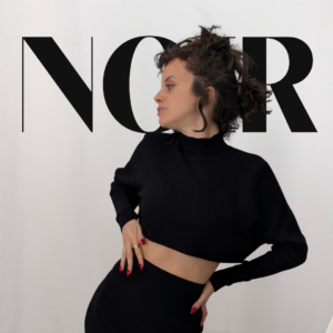 Jersey Crop Noir