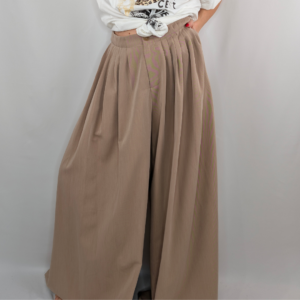 Pantalón Palazzo beige