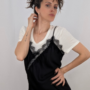 Camiseta Lencera negra