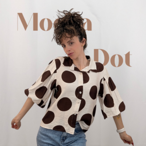 Camisa Mocha Dot